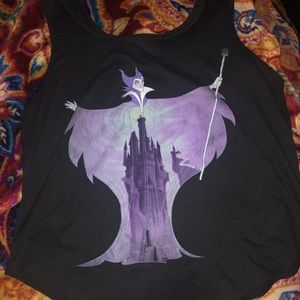Maleficent graphic tank